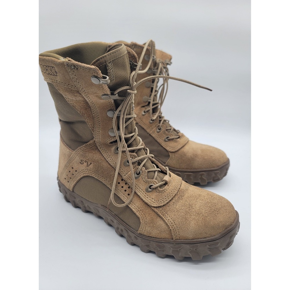 Rocky S2V Tactical Military Combat Boots Mens 8.5 Coyote Brown USA Made
